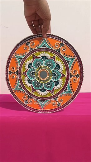 Artist Yashanshi Nigam on Instagram: "🧡💫DM To Order✨ Size, Design and Colour Customisation Available 💕 Lippan mirror Lippan art tutorial Lippan process Work in process Site work Lotus Lippan site work Lippan wall Mud and mirror wall Mudndmirror #reelsinstagram instagramreels reels artoftheday Dot mandala Dotting Dot art reeloftheday artreels trendingreels viral Radhe radhe Radhe krishna Krishna love Radha krishna nameplate Lippan nameplate Radhe krishna decor Peacock decor Radhe krishna Lippa