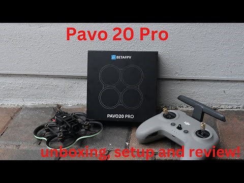 Pavo 20 Pro Unboxing setup and test With DJI system
