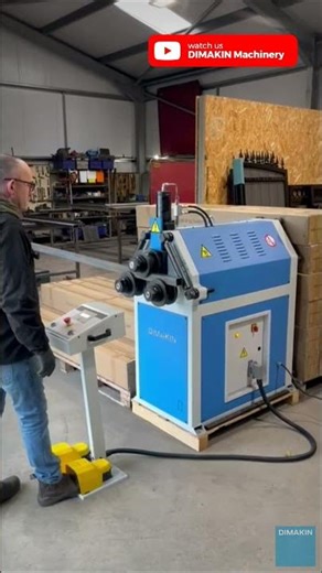 Bending Metal Profiles with the New DIMAKIN Ring Roller | Merebrow Smithy