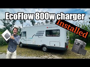 Installing the ECOFLOW 800W Alternator Charger in my MOTORHOME / RV