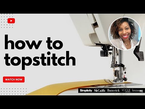 How-to Sew a Topstitch with Brittany J Jones