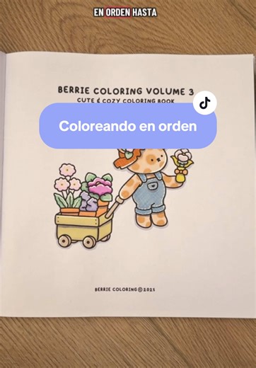 Nueva serie coloreando en orden nuestro libro “Volume 3” de @Berrie Coloring 🍓 - Marcadores base alcohol @Ohuhuart - Pluma acrilica blanca @grabieofficial