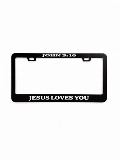 Jesus Loves You John 3:16 License Plate Frame Decor for Cars and Trucks - Etsy
