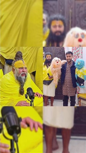 Jojo और jony" नामक दो पपेट्स ने प्रेमानंद महाराज को खूब हंसाया l#premanandmaharajji #youtubeshorts