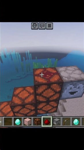 "Shoot the Target, Get a Diamond! 🎯💎 | Minecraft Redstone Trick #shorts"