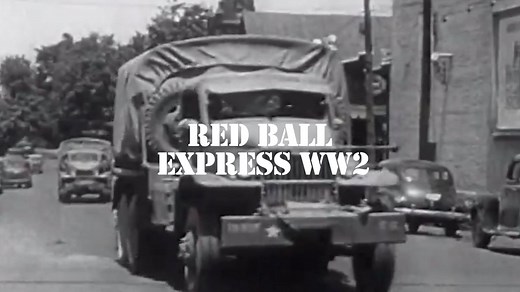 The Red Ball Express was a famed truck convoy system that supplied Allied forces moving quickly through Europe after breaking out from the D-Day beaches in Normandy in 1944. Shows the importance of the rubber industry to supply the vehicles with tires as without tires they couldn't go anywhere. | War History Online