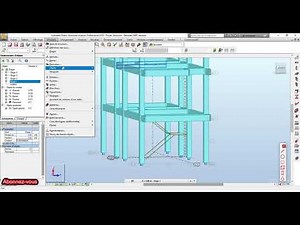 MODELISATION ESCALIER TUTORIEL ROBOT STRUCTURAL ANALYSIS
