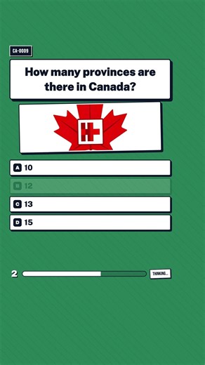 🇨🇦 CA 0009: How many provinces are there in Canada?