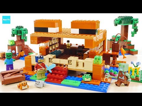LEGO Minecraft The Frog House 21256 / LEGO Minecraft The Frog House Speed ​​Build & Review