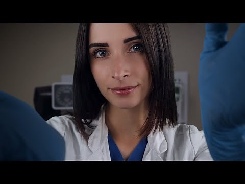 ASMR German Doctor Roleplay: Doctor examines your headache (soft spoken German ASMR)