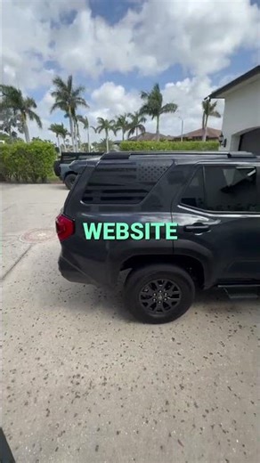 2025 Toyota 4Runner Mods — American Flag Rear Window Overlays by StickerFab