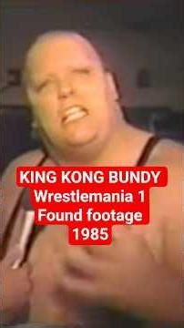 KING KONG BUNDY WRESTLEMANIA 1 news footage behind the scenes coverage interview 1985 #msg #wwe