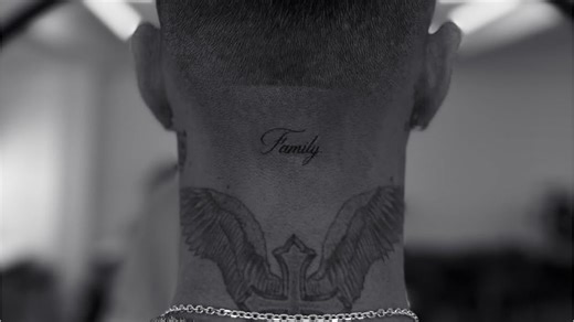 Romeo Beckham debuts ‘Family’ tattoo