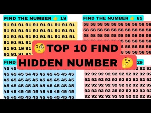 FIND THE OLD HIDDEN NUMBER 🧐 | TEST YOUR BRAIN 🧠 | TODAY NEW VIDEO @sanjayofficial6060