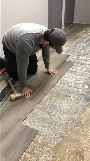 Vinyl Flooring Installation In Toronto: Loose Lay Vinyl Install with Direct Glue Down Method. Part 1