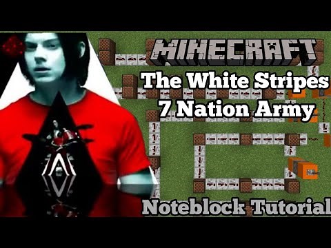 Seven Nation Army - The White Stripes (Minecraft Note block Tutorial)