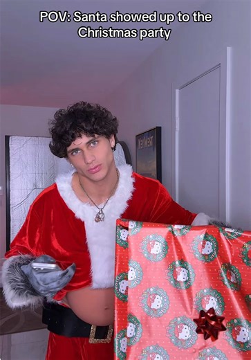 POV: Santa showed up to the Christmas party #blockblast #fyp #foryou | cat