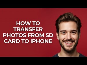 How To Transfer Photos From SD Card To iPhone - GUIDE!
