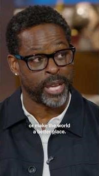 Sterling K. Brown encourages struggling actors to persevere through rejection by remembering “why”