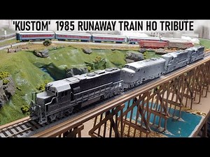 Kustom 1985 Runaway Train HO Model Train Tribute