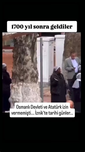 GAZİ MUSTAFA KEMAL ATATÜRK🇹🇷 on Instagram: "1700 Yıl Sonra İlk Kez İznik’te! ▪️Papa’nın İznik ziyaretinden önce rahibeler kente gelmeye başladı. ▪️Tarihçilere göre Osmanlı’nın da Atatürk’ün de izin vermediği bu buluşma, 1700 yıl sonra ilk kez gerçekleşecek."