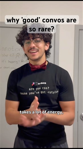 When was the last time you had a meaningful conversations?