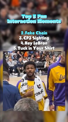 Top 5 Best Fan Interaction Moments in the NBA!🪭 #nba