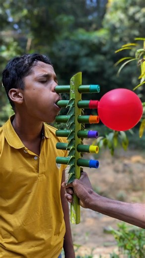 Six Colourful Coconut Tree Balloon Toys #ideas #craft