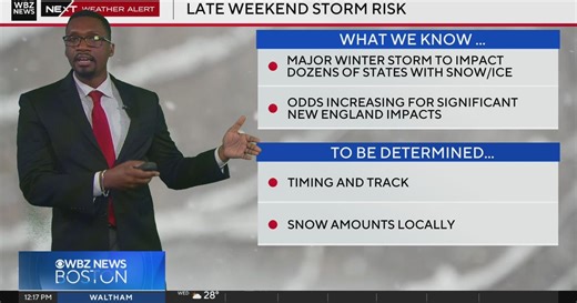 Next Weather: WBZ midday forecast for January 21, 2026