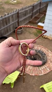 Modern Bolo Tie | Brass - Handmade in WA - Etsy