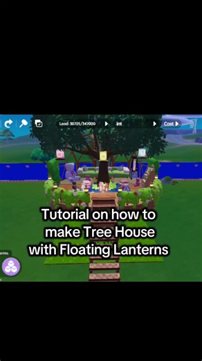 Tree House Tutorial with Floating Lanterns