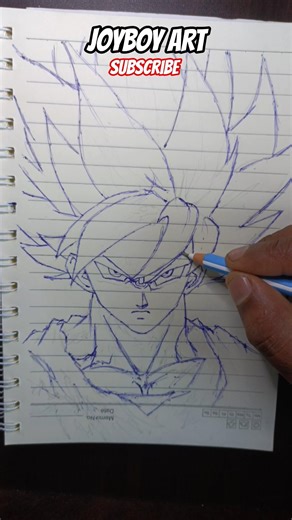 GOKU art😲 ... STAY TUNED| #shorts #anime #goku #dragonball