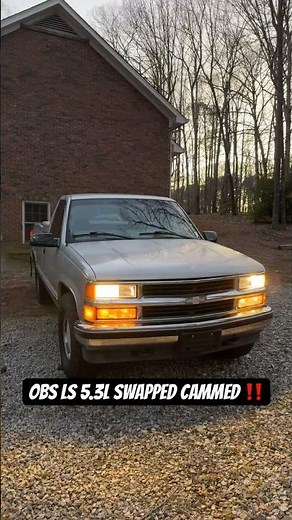 Part I Chevy OBS LS Swapped 5.3 Cammed #truck #chevrolet #hotrod