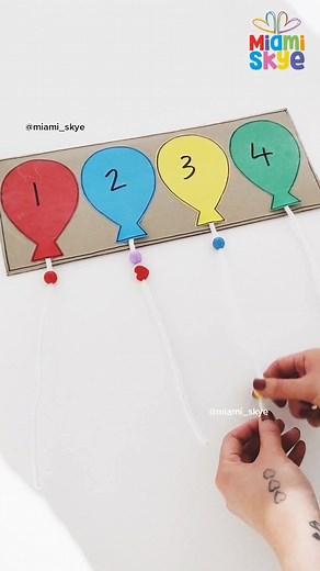 Math Balloons Activities for Kids: Color Matching & Fine Motor Skills