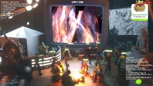 GYM x OSRS ⚔️ Skyrim VR⚔️ Then ❄️ICE JUMP w @kenstornes @vangard ❄️❄️🪦💀TIER 3 SUB OR 10 GIFTED = SPIN THE WHEEL ❗