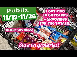 PUBLIX HAUL 11/19-11/26 | EASY DEALS | SAVE ON GROCERIES! LEARN HOW TO COUPON 💚