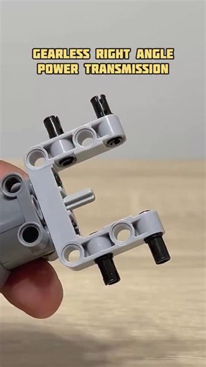 Gearless Right Angle Power Transmission #lego #legotechnic #mechanical #mechanism #technic #engineering #creative | Bricks Master Builders