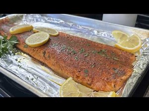 Super Easy Oven Baked Baked Fish Recipe! Ready in 8 mins! Perfect for Salmon or Trout