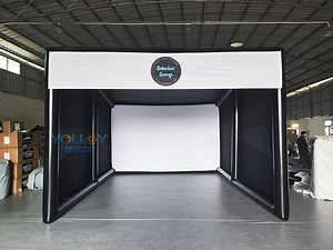 [Hot Item] Portable Inflatable Golf Simulator Training Tent for Gardon Exhibition Basic Customization