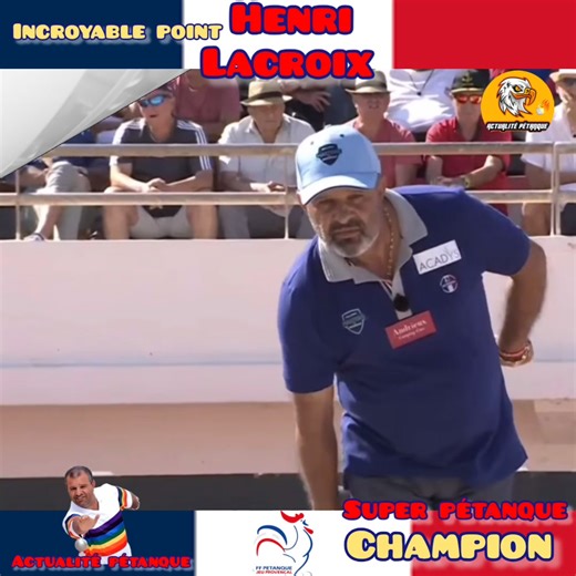 Henri Lacroix 🇨🇵 #champions Incroyable point #petanque #france #Sport #champion #Super # | actualité pétanque
