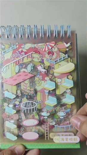 Micro Miniature Sticker Book Mini Cat Blue Edition #sticker #stationarycollection #diy #stickers