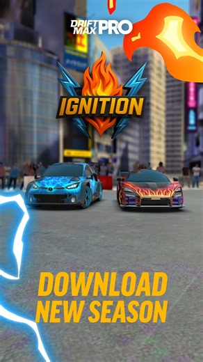 21K views · 515 reactions | New season. New style. Full throttle.  Unlock 2 cars, 39 decals, 6 rims & more in the Ignition Season! #DriftMaxPRO #Drift #Drifting #Gaming #MobileGame | Drift Max Pro | Facebook