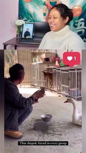 Ye Dogesh Bhai Itna Darr Kyun Raha Hai? 😂🪿 #dogesh #funnydogs #dogmeme #comedy #shorts