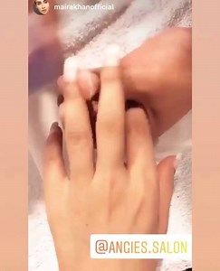 Our Nail technician professionally buffing the nails to create beautifully natural looking acrylics Angie's Salon and institute #acrylicnails #salonsinkarachi #angiemarshallsalon #angiemarshall #nailaddict #nailsofinstagram ilpro | Angie's Salon and institute