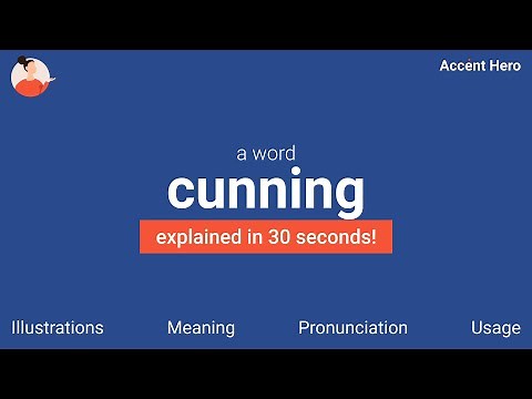 CUNNING - Meaning and Pronunciation