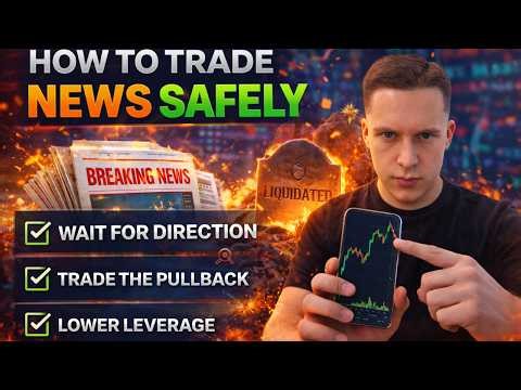 How to trade the news, WITHOUT getting liquidated...