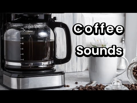 10 Hours of Making Coffee Sounds | Dark Screen | Coffee Brewing Sounds for Rest & Relaxation |