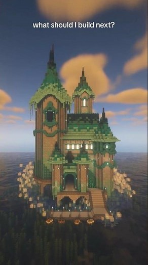 Minecraft Ocean Castle Build