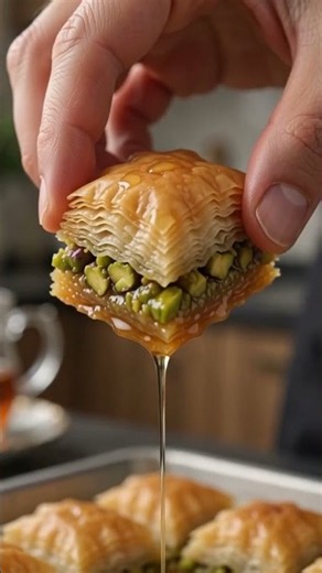 Crispy Homemade Baklava | Golden, Buttery & Syrupy 🥮✨