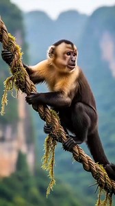 "Unbelievable! Capuchin Monkey Risks It All to Save Baby Horse" #capuchin #rareanimals #amazingfacts | Genius ZONE
